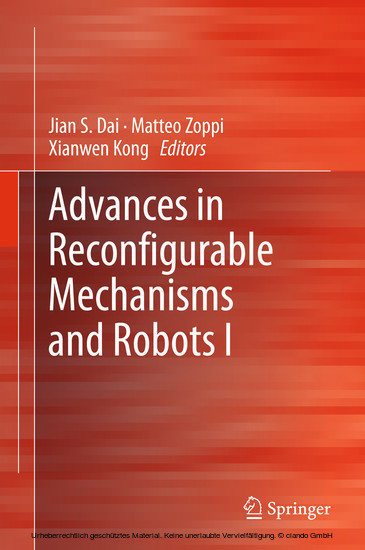 Advances in Reconfigurable Mechanisms and Robots I main product photo