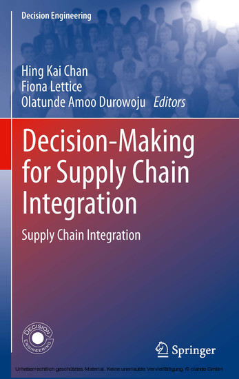 Decision-Making for Supply Chain Integration main product photo