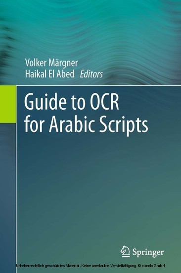 Guide to OCR for Arabic Scripts main product photo