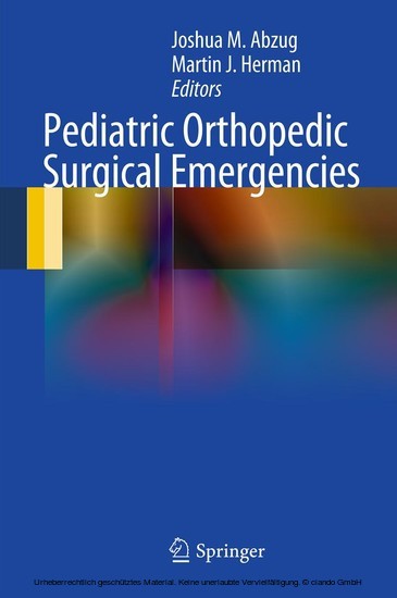 Pediatric Orthopedic Surgical Emergencies main product photo