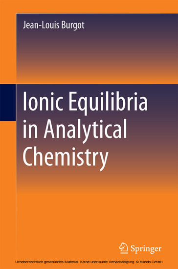 Ionic Equilibria in Analytical Chemistry main product photo