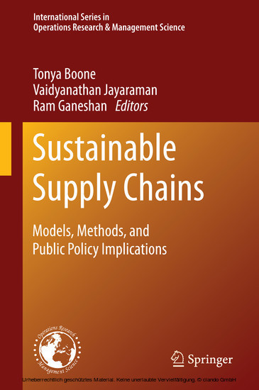 Sustainable Supply Chains main product photo
