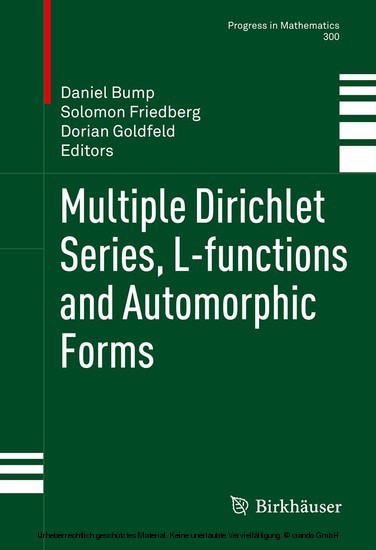 Multiple Dirichlet Series, L-functions and Automorphic Forms main product photo