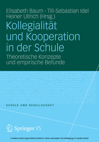 Kollegialität und Kooperation in der Schule main product photo