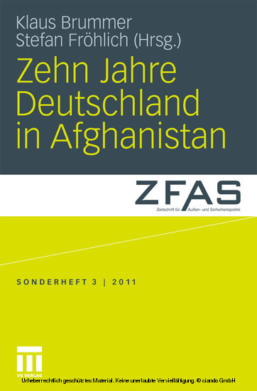 Zehn Jahre Deutschland in Afghanistan main product photo