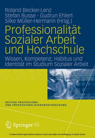 Professionalität Sozialer Arbeit und Hochschule main product photo