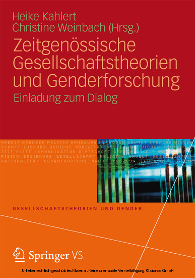 Zeitgenössische Gesellschaftstheorien und Genderforschung main product photo
