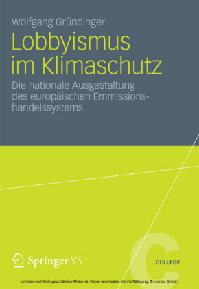 Lobbyismus im Klimaschutz