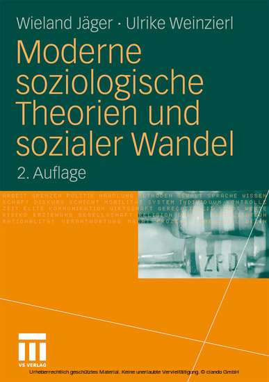 Moderne soziologische Theorien und sozialer Wandel main product photo
