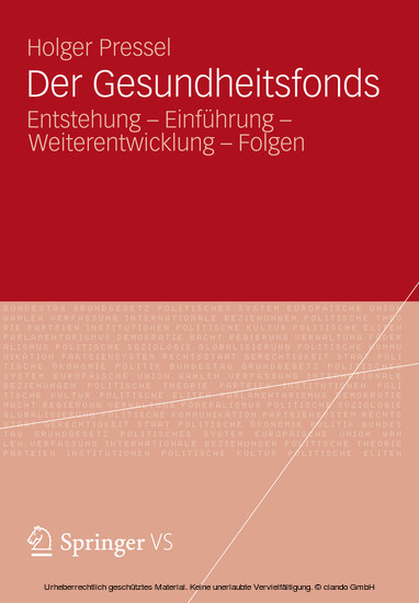 Der Gesundheitsfonds main product photo