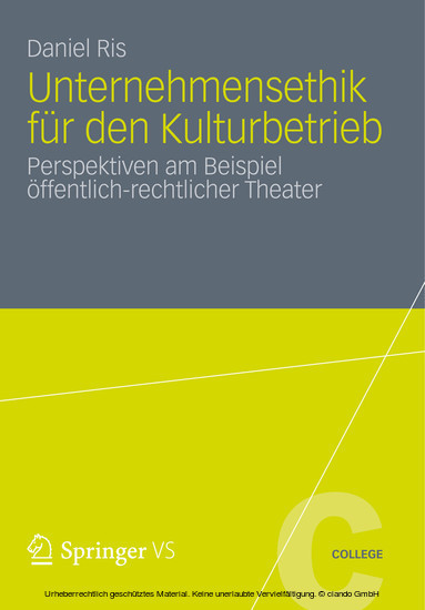 Unternehmensethik für den Kulturbetrieb main product photo