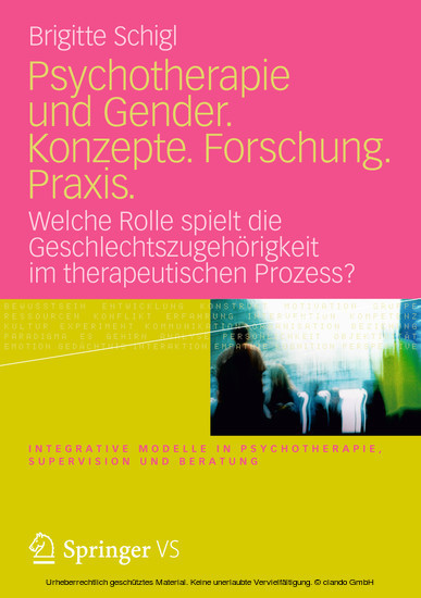 Psychotherapie und Gender. Konzepte. Forschung. Praxis. main product photo