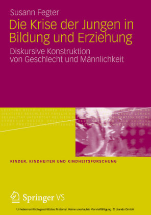Die Krise der Jungen in Bildung und Erziehung