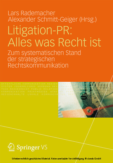 Litigation-PR: Alles was Recht ist main product photo