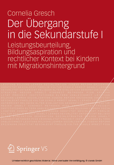 Der Übergang in die Sekundarstufe I main product photo