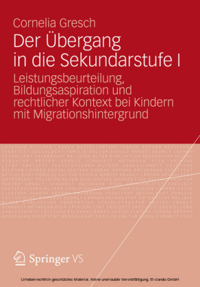 Der Übergang in die Sekundarstufe I