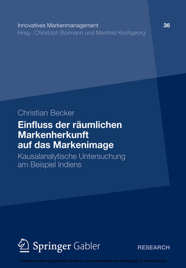 Einfluss der räumlichen Markenherkunft auf das Markenimage main product photo