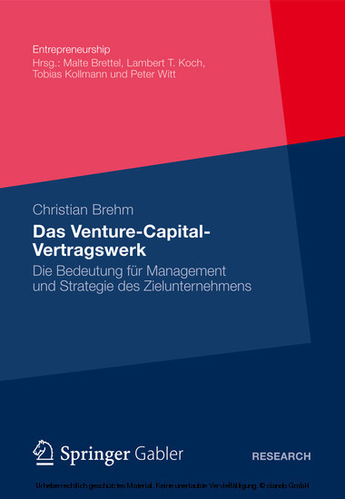 Das Venture-Capital-Vertragswerk main product photo
