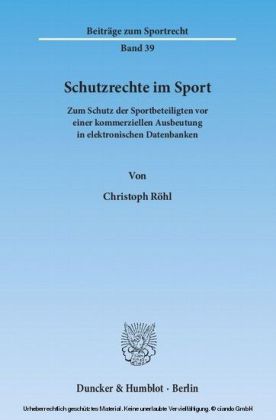 Schutzrechte im Sport.
