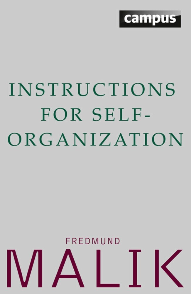 Instructions for Self-Organization main product photo