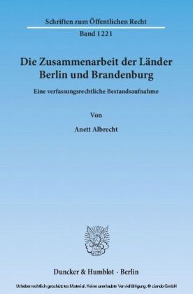 Die Zusammenarbeit der Länder Berlin und Brandenburg.