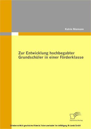 Zur Entwicklung hochbegabter Grundschüler in einer Förderklasse