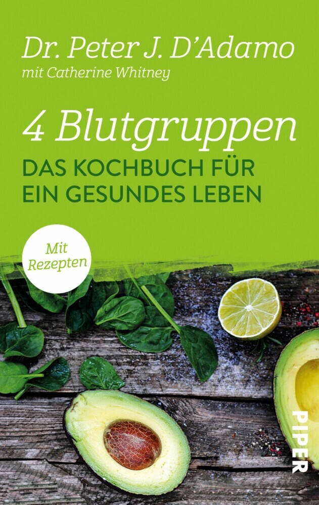 4 Blutgruppen - Das Kochbuch für ein gesundes Leben main product photo