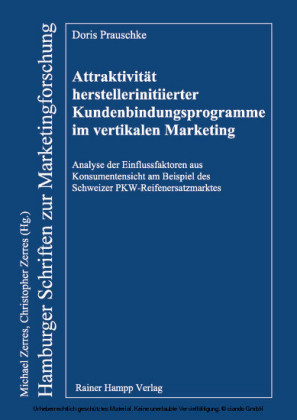 Attraktivität herstellerinitiierter Kundenbindungsprogramme im vertikalen Marketing