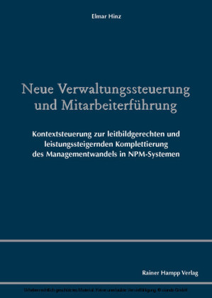 Neue Verwaltungssteuerung und Mitarbeiterführung