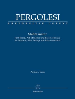 Stabat mater, Partitur