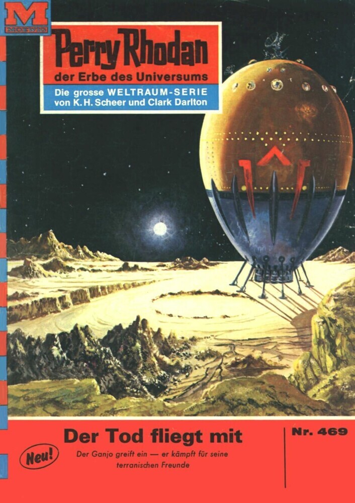 Perry Rhodan 469: Der Tod fliegt mit main product photo