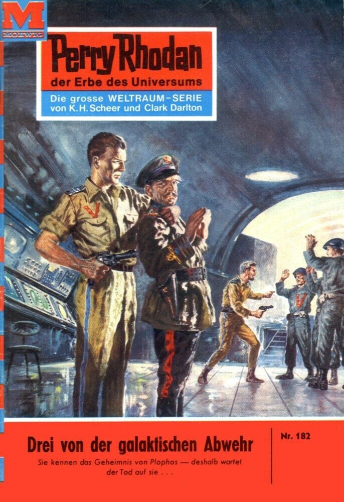 Perry Rhodan 182: Drei von der galaktischen Abwehr main product photo