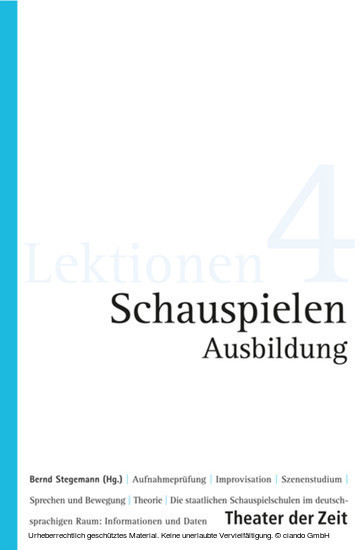 Schauspielen - Ausbildung main product photo