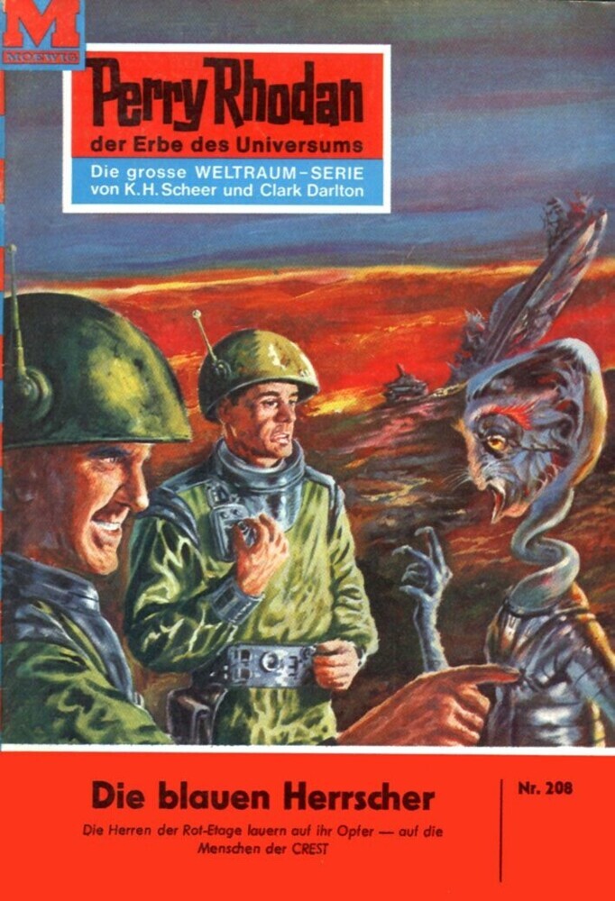 Perry Rhodan 208: Die blauen Herrscher main product photo