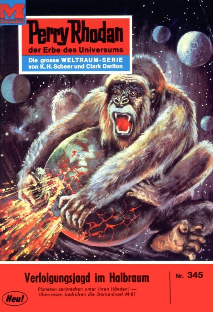 Perry Rhodan 345: Verfolgungsjagd im Halbraum main product photo