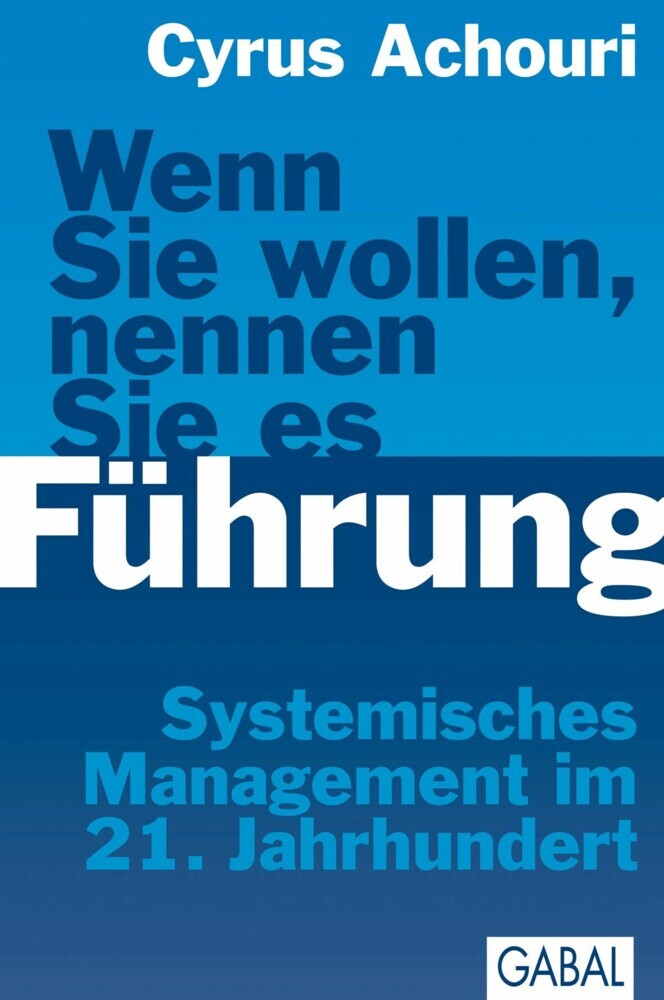 Wenn Sie wollen. nennen Sie es Führung main product photo