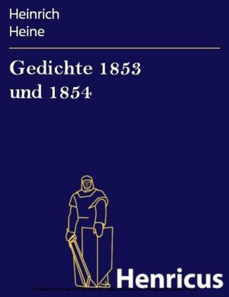 Gedichte 1853 und 1854