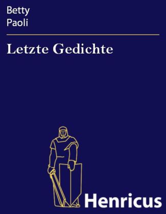 Letzte Gedichte