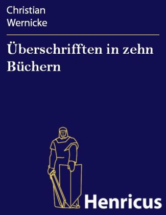 Überschrifften in zehn Büchern main product photo