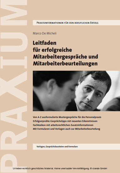 Leitfaden für erfolgreiche Mitarbeitergespräche und Mitarbeiterbeurteilungen main product photo