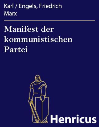 Manifest der kommunistischen Partei main product photo