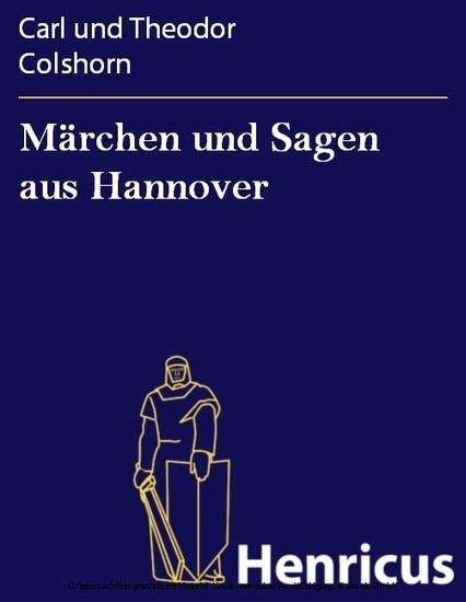 Märchen und Sagen aus Hannover main product photo