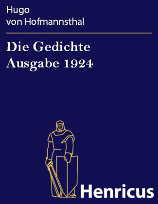 Die Gedichte Ausgabe 1924 main product photo