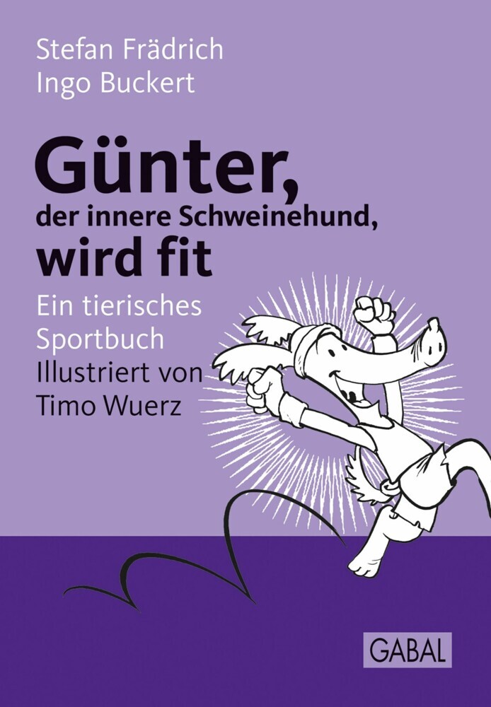 Günter, der innere Schweinehund, wird fit main product photo
