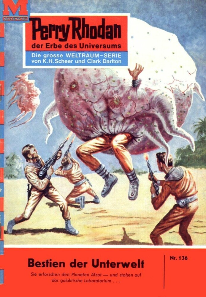 Perry Rhodan 136: Bestien der Unterwelt main product photo