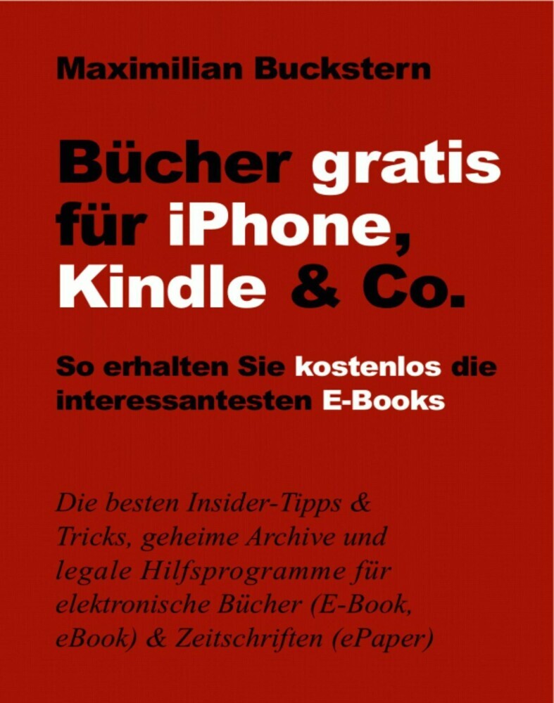 Bücher gratis für iPhone, Kindle & Co. main product photo