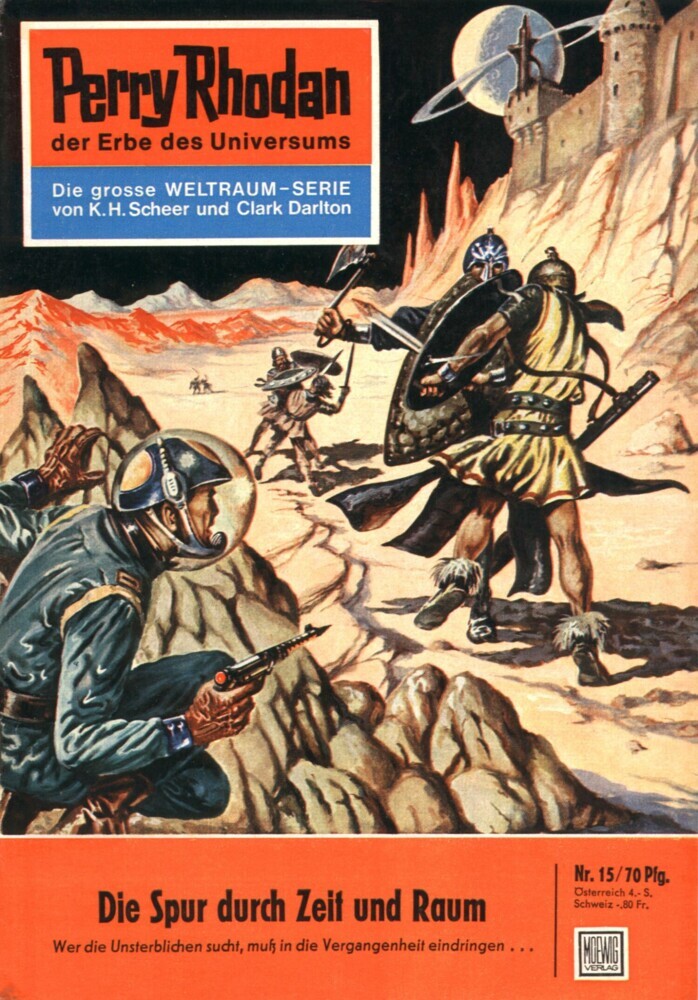 Perry Rhodan 15: Die Spur durch Zeit und Raum main product photo