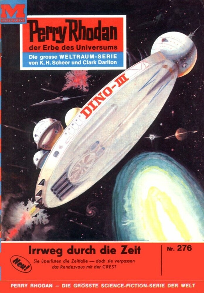 Perry Rhodan 276: Irrweg durch die Zeit main product photo
