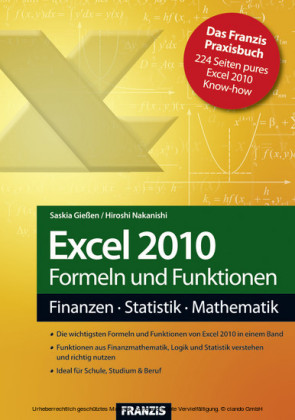 Excel 2010 Formeln und Funktionen