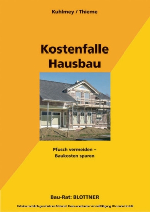 Kostenfalle Hausbau